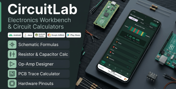 CircuitLab Hardware Pinouts and Electronics Calculators - Android App Template