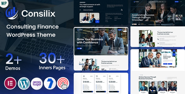 Consilix - Consulting Finance WordPress Theme