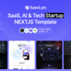 SaasLyn – SaaS, AI & Tech Startup NextJS Template