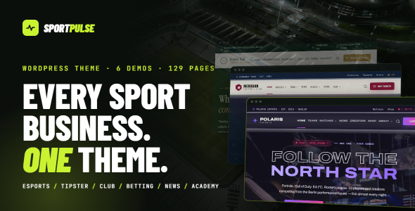 SportPulse - Sports Club & Esports WordPress Theme