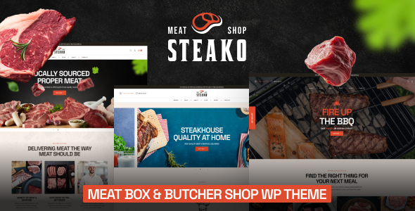 Steako - Butcher Shop & Meat Box WordPress Theme
