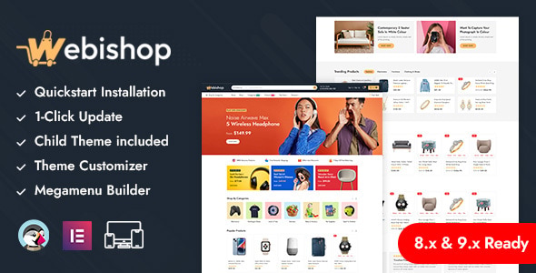 Webishop - Mega Store Elementor Prestashop Responsive Theme