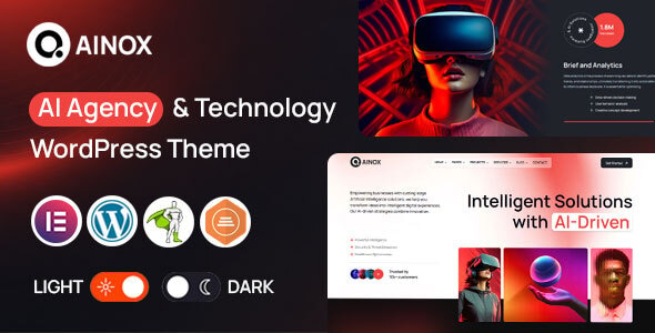 Ainox – AI Agency & Technology WordPress Theme