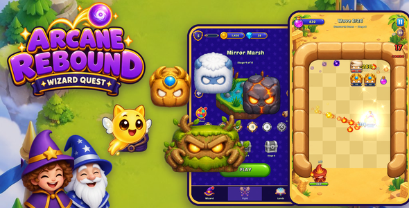 Arcane Rebound: Wizard Quest | HTML5 Game