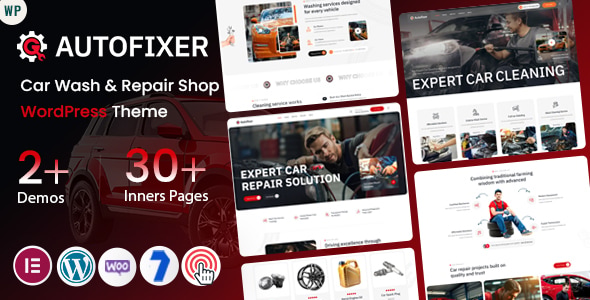 Autofixer – Car Wash & Repair Shop WordPress Theme