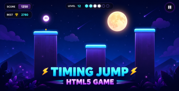 Bounce Go | Timing Jump HTML5 Game