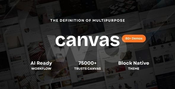 Canvas | The Multi-Purpose AI Theme & Website Builder