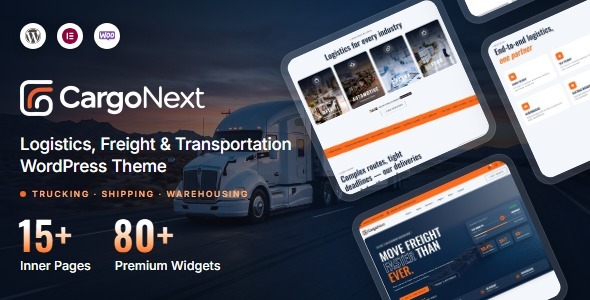 CargoNext – Logistics, Freight & Transportation WordPress Theme