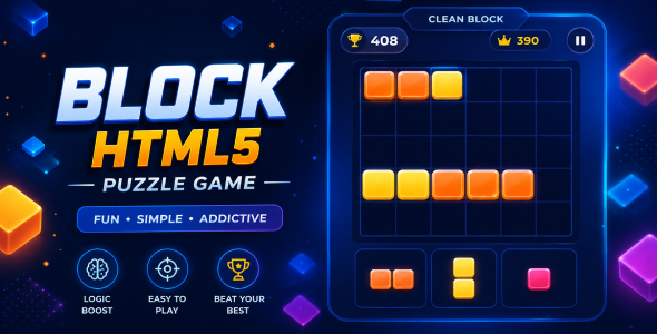 Clean Blox | HTML5 Block Puzzle Game
