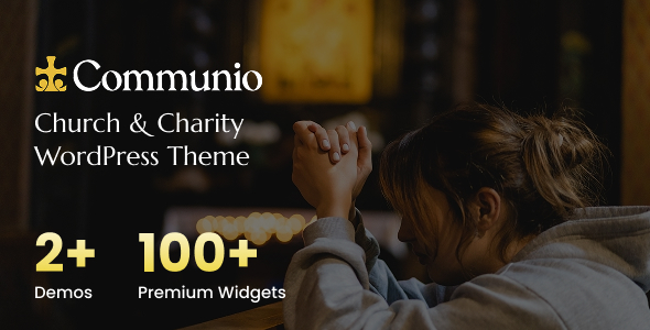 Communio – Church & Charity WordPress Theme