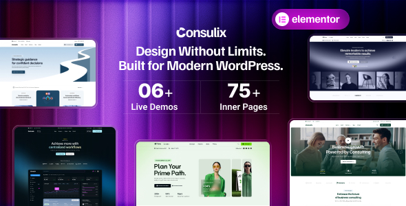 Consulix - Business, Consulting WordPress Theme
