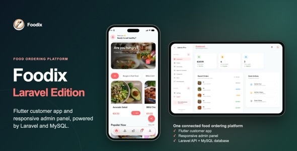 Foodix | Restaurant Ordering with Admin Panel