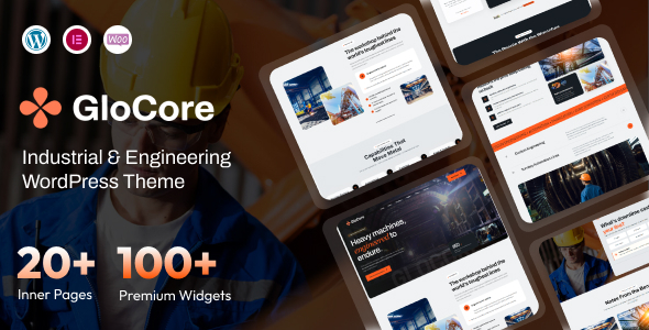 GloCore – Industrial & Engineering Services WordPress Theme
