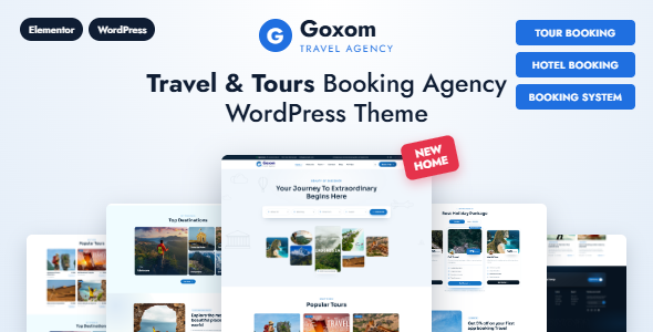 Goxom – Travel & Hotel Booking WordPress Theme