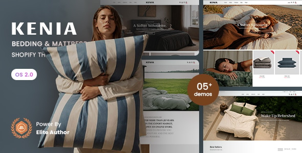 Kenia - Bedding & Mattress Shopify 2.0 Theme