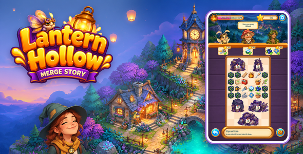 Lantern Hollow: Merge | HTML5 Valley Relighting Game