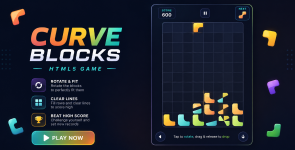 Mind Curve Blocks | HTML5 Puzzle Game