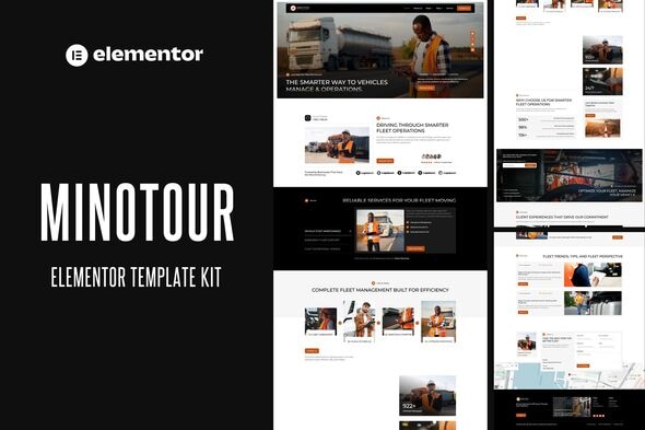 Minotour - Fleet & Vehicle Operations Services Website Elementor Kit