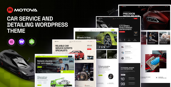 Motova - Car Repair & Detailing WordPress Theme