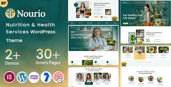 Nourio - Nutrition & Health Services WordPress Theme