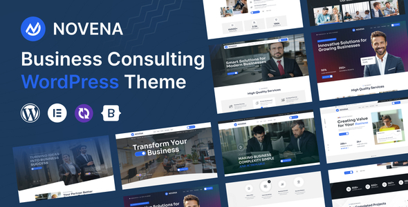 Novena - Business Consulting Elementor WordPress Theme
