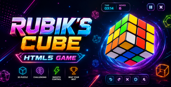 Rubik Cube | 3D Puzzle & Speed Solving HTML5 Game