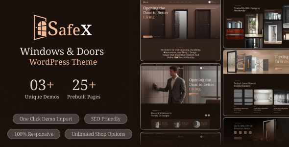 Safex – Windows & Doors WordPress Theme