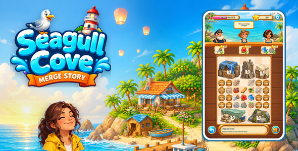 Seagull Cove: Merge | HTML5 Game