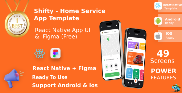 Shifty | Multi-Service Booking App UI Kit for React