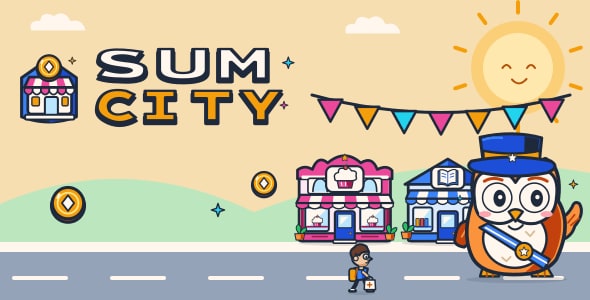 Sum City | HTML5 Educational Idle Math Tycoon Game