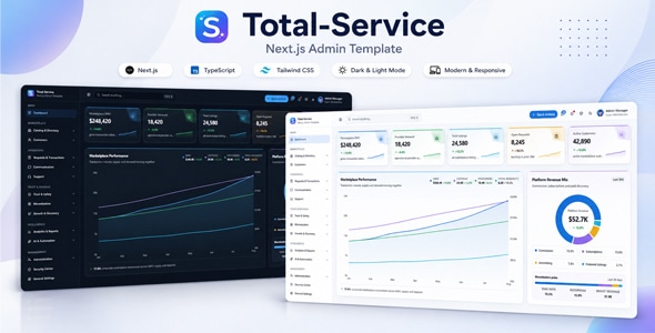 Total Service Next.js Admin Template!