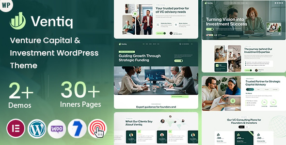 Ventiq - Venture Capital & Investment WordPress Theme